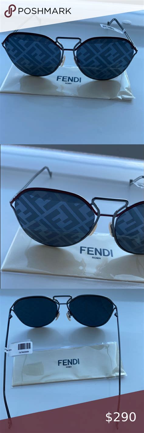 fendi ff m0071/s|Fendi FF M0071/S KJ1/MD Sunglasses in Dark Ruthenium Grey .